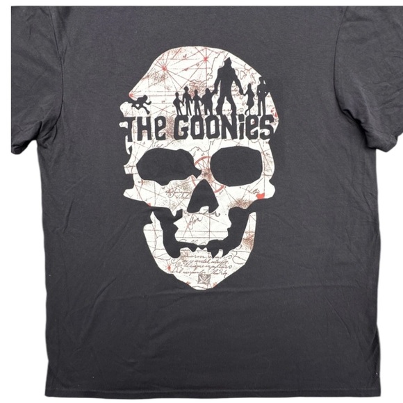 The Goonies Retro Black Graphic T-Shirt Size XXL Unisex - Picture 3 of 4